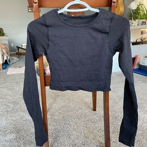 Lululemon ebb to street long sleeve crop